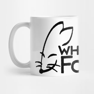 White Fox Logo Mug